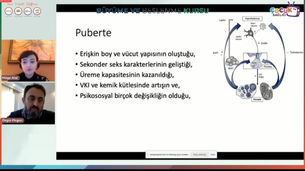 Büyume ve Beslenme Kursunun 4. sü Çocuk Sağlığı TV'de Başarı İle Gerçekleştirildi