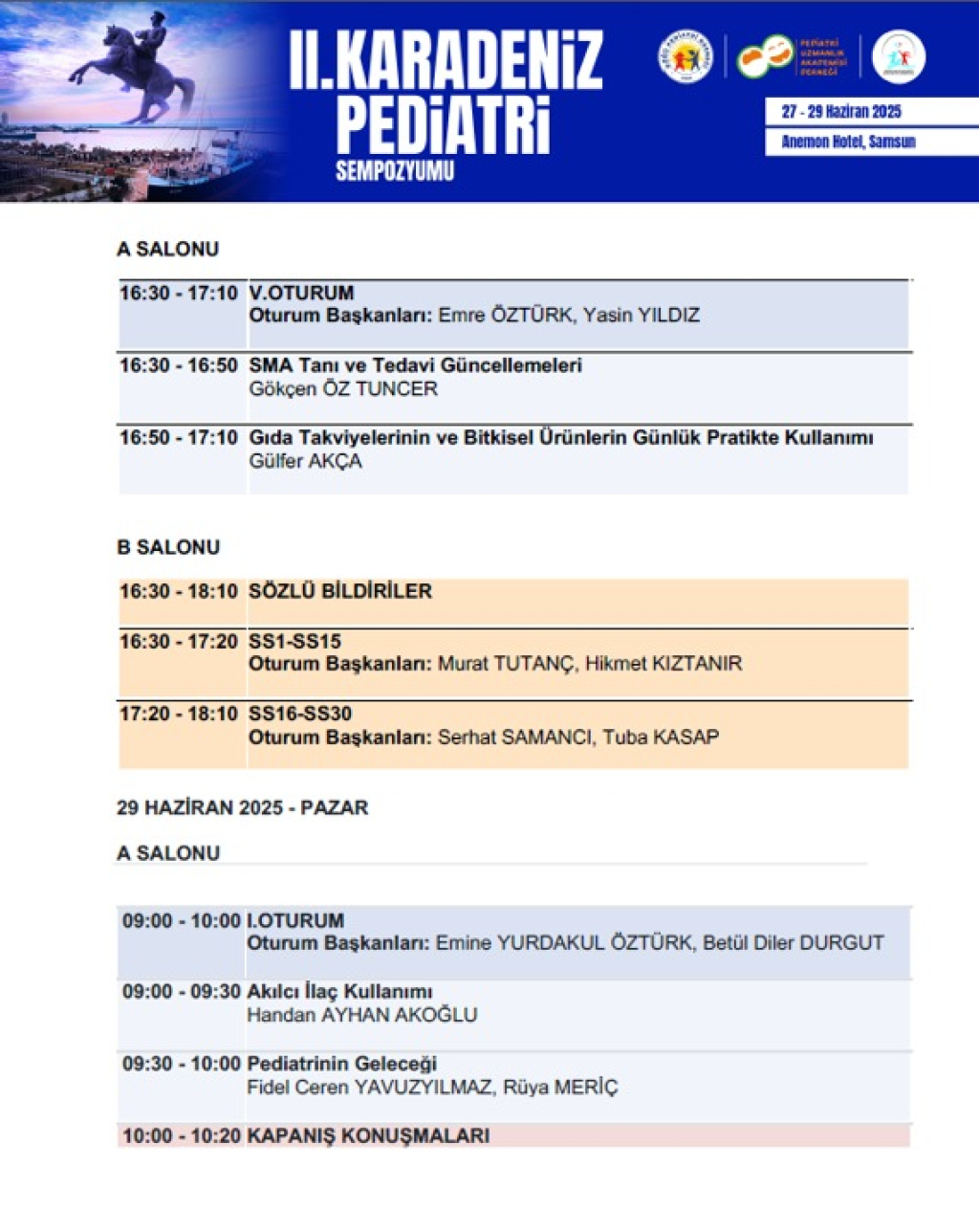 II. Karadeniz Pediatri Sempozyumu Samsun’da Gerçekleşiyor!