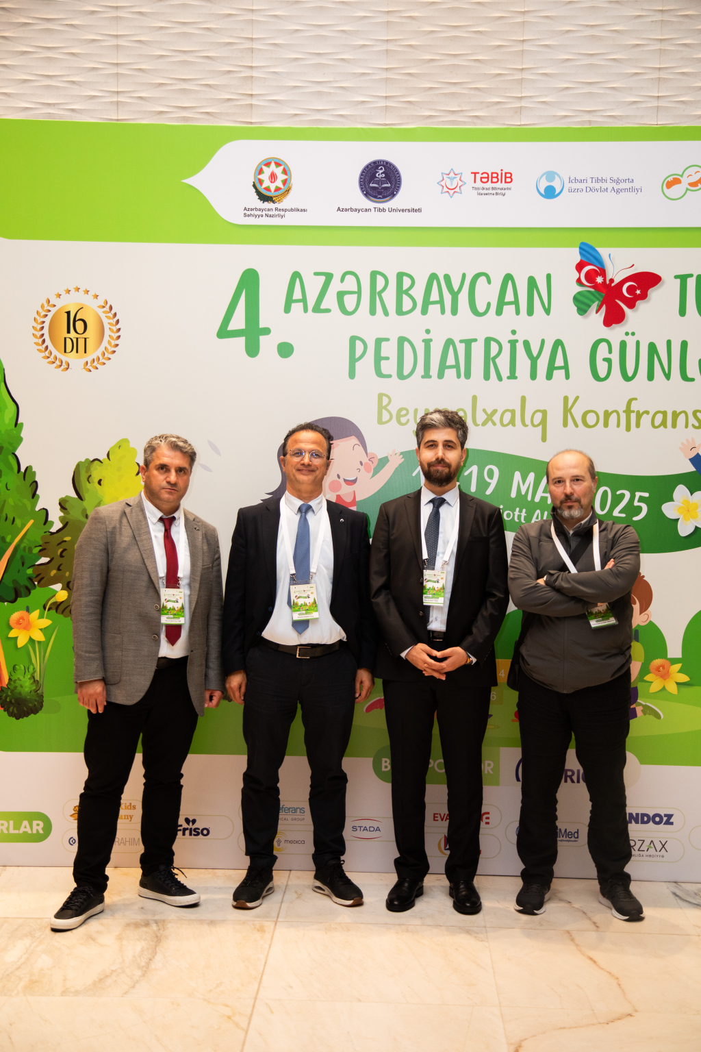4. Uluslararası Azerbaycan Türkiye Pediatri Günleri Bakü’de Mariott Otelde gerçekleştirildi.